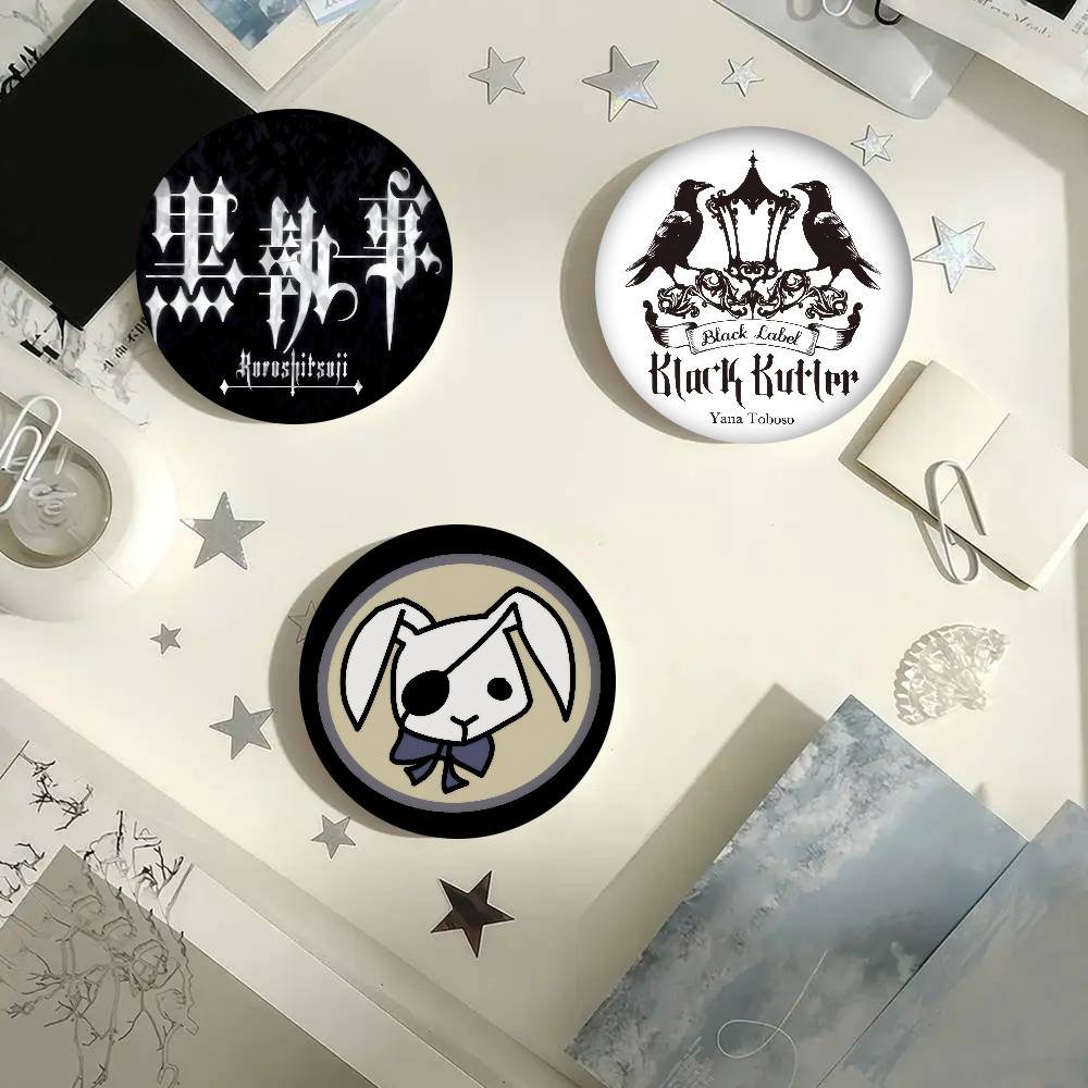 Gaming Console Buttons - Anime Black logo Butler horror New