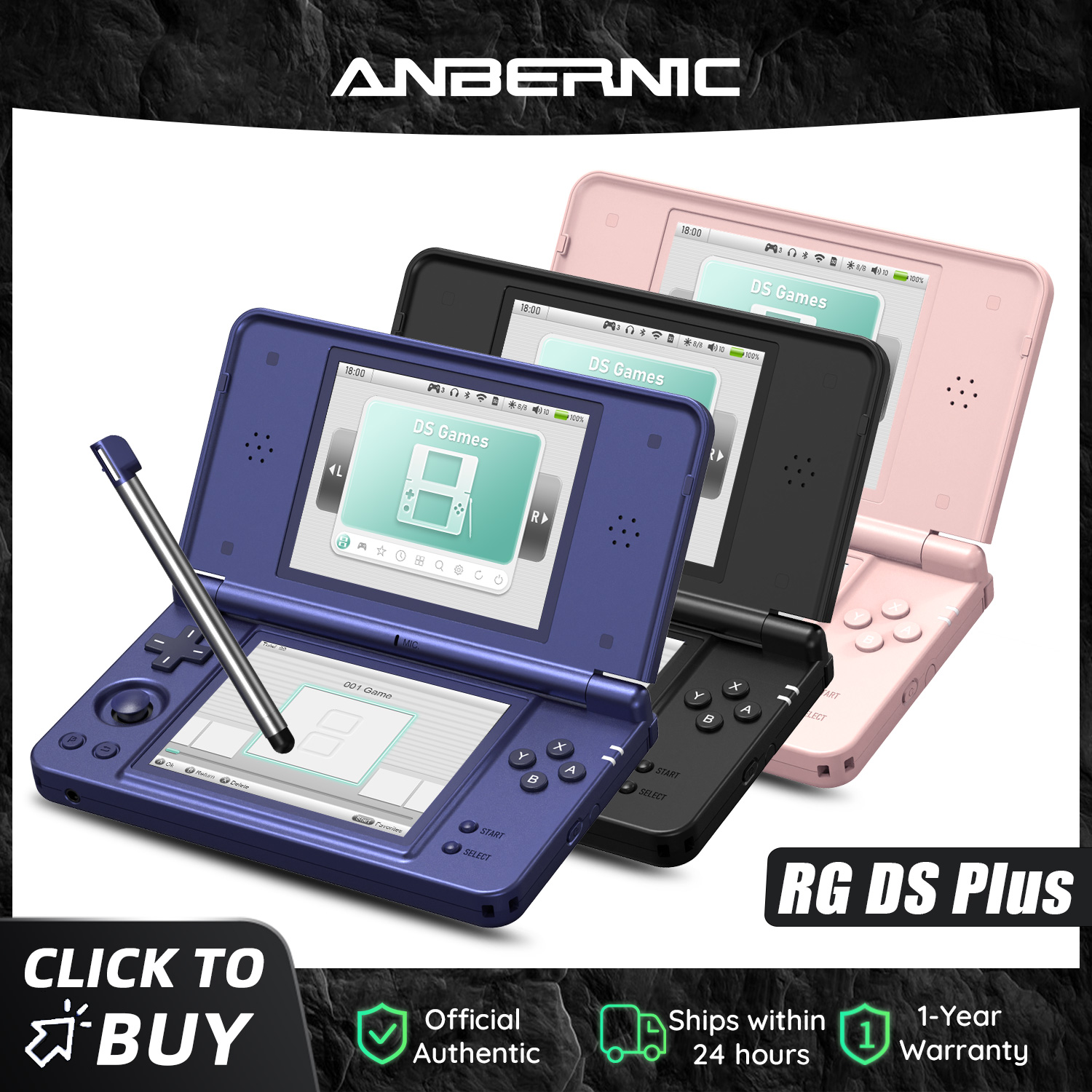 Gaming Console Under 5000 - Anbernic RG DS Plus Portable Handheld
