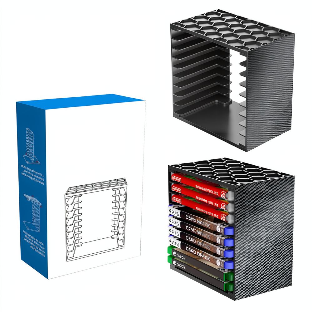 Game Card Storage Tower For Fo - Gaming Console Display Case 评论和价格