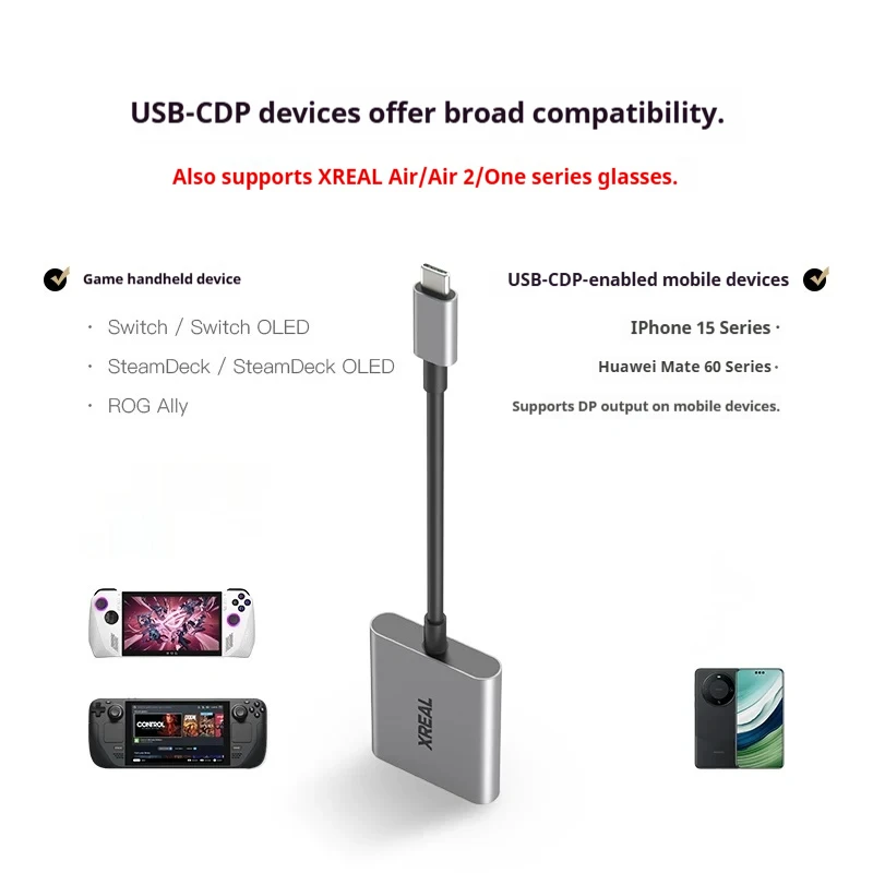 XREAL Hub USB-C Adapter for AR - Gaming Console Rog Ally 评论和价格