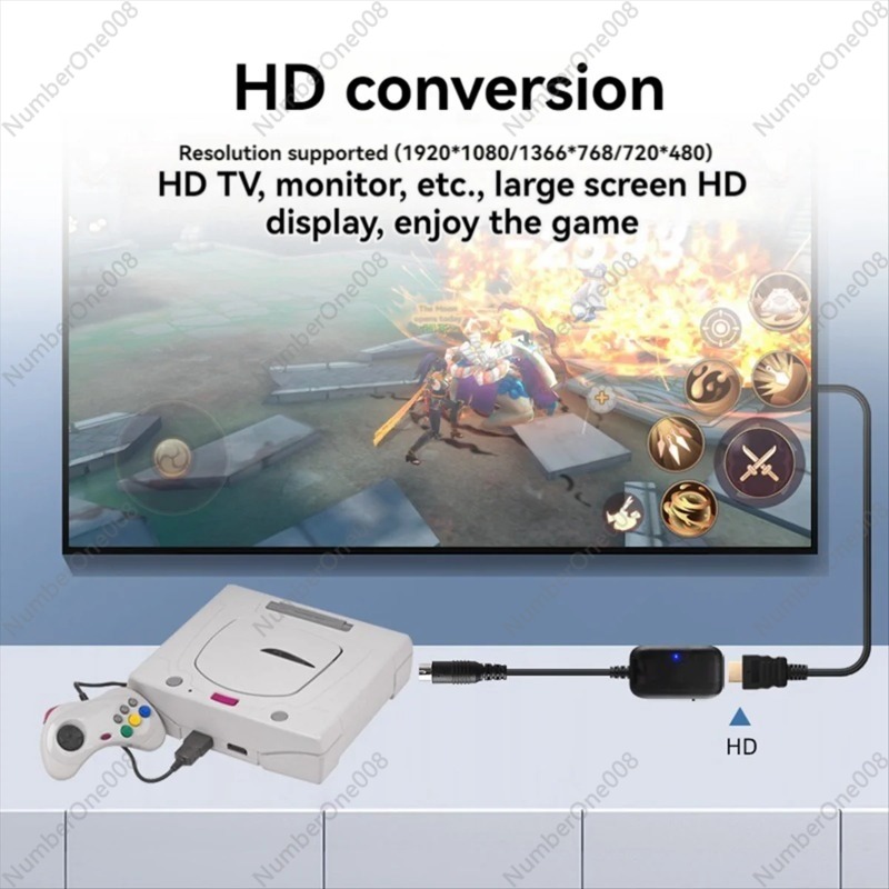 HDMI Converter Cable for Sega  - Gaming Console Tv 评论和价格