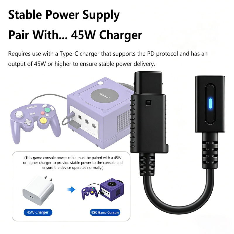 Type C 45W PD Charge Cable for - Gaming Console Latest 评论和价格