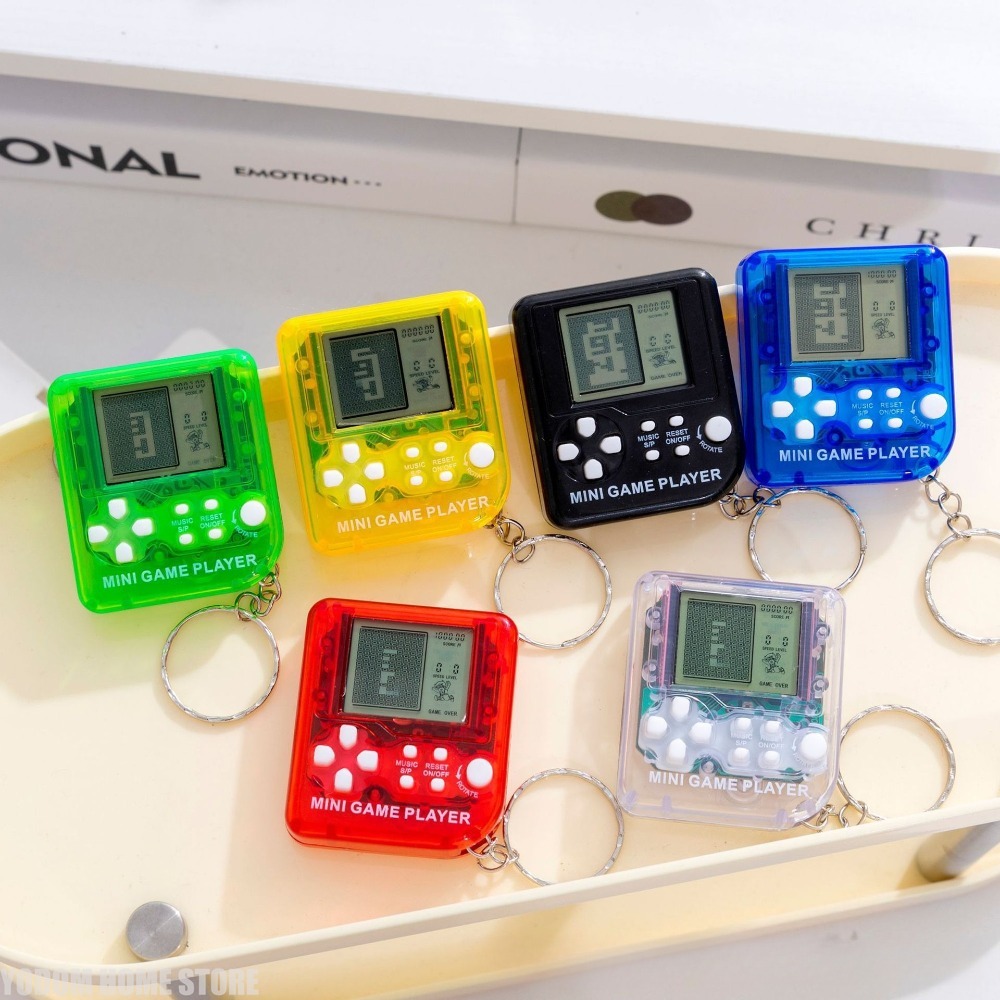 Classic Nostalgic Tetris Handh - Gaming Console Keychain 评论和价格