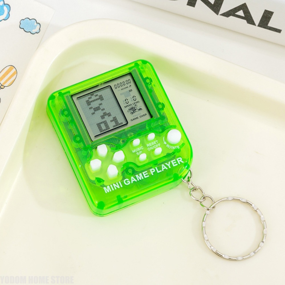 Classic Nostalgic Tetris Handh - Gaming Console Keychain 评论和价格