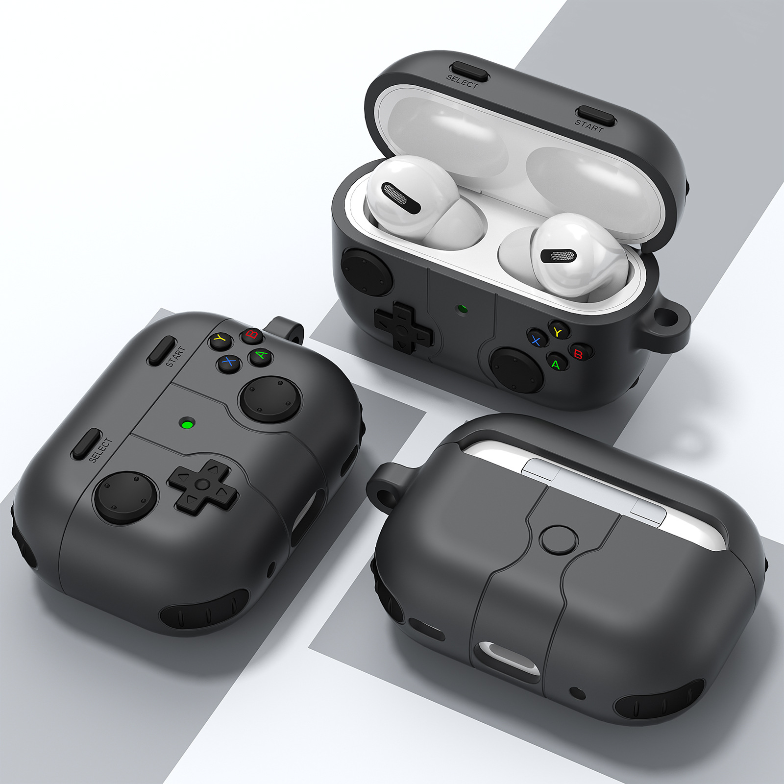 Case For AirPods Pro 3 2 4 3D  - Gaming Console Keychain 评论和价格