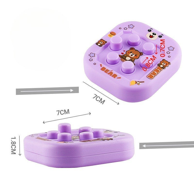 Whack-a-Mole Cartoon Handheld  - Gaming Console Keychain 评论和价格